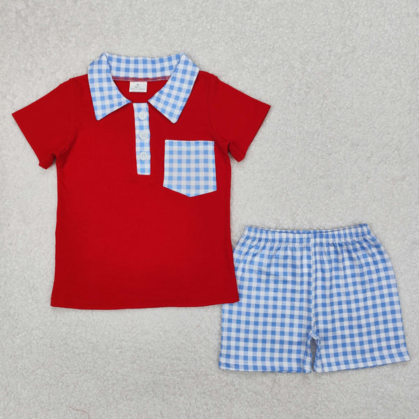 RTS kids matching clothing 4th of July flag kids summer matching clothes