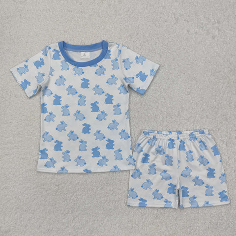 BSSO1163 RTS baby boy bunny toddler easter summer outfit