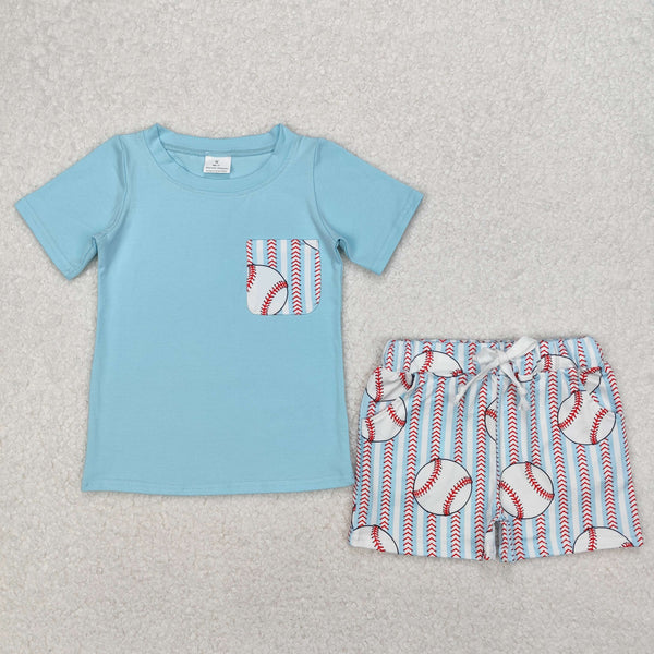 RTS boy summer matching clothes baseball boy summer clothes