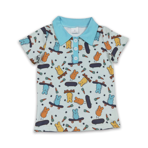 BT0170 kids clothes boys bunny easter tshirt boy easter outfit