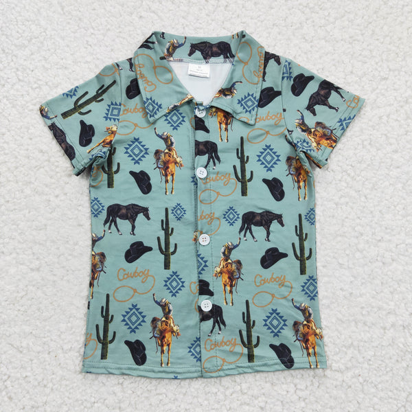 BT0214 kids clothes boys cow summer tshirt