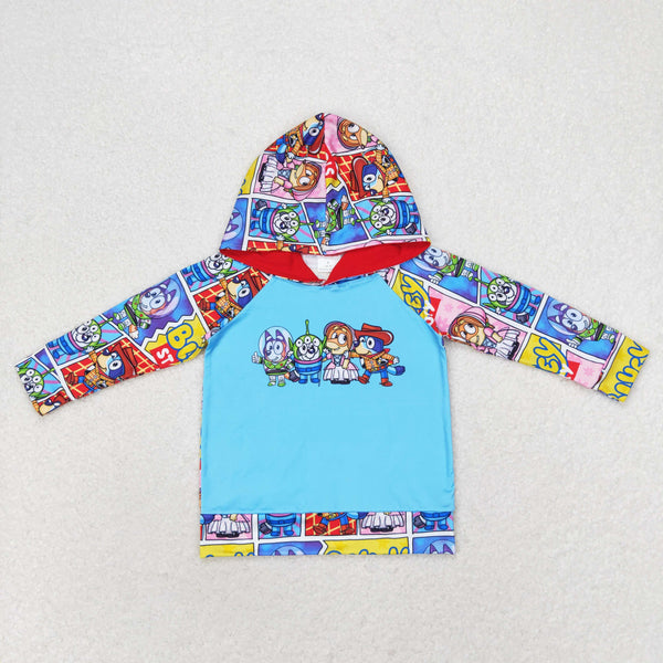 BT0715  RTS  toddler boy clothes cartoon dog boy winter top shirt