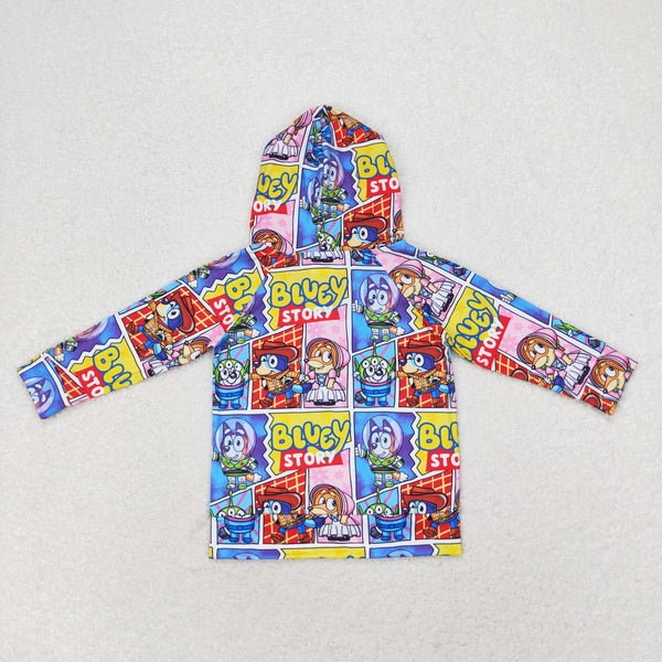 BT0715  RTS  toddler boy clothes cartoon dog boy winter top shirt