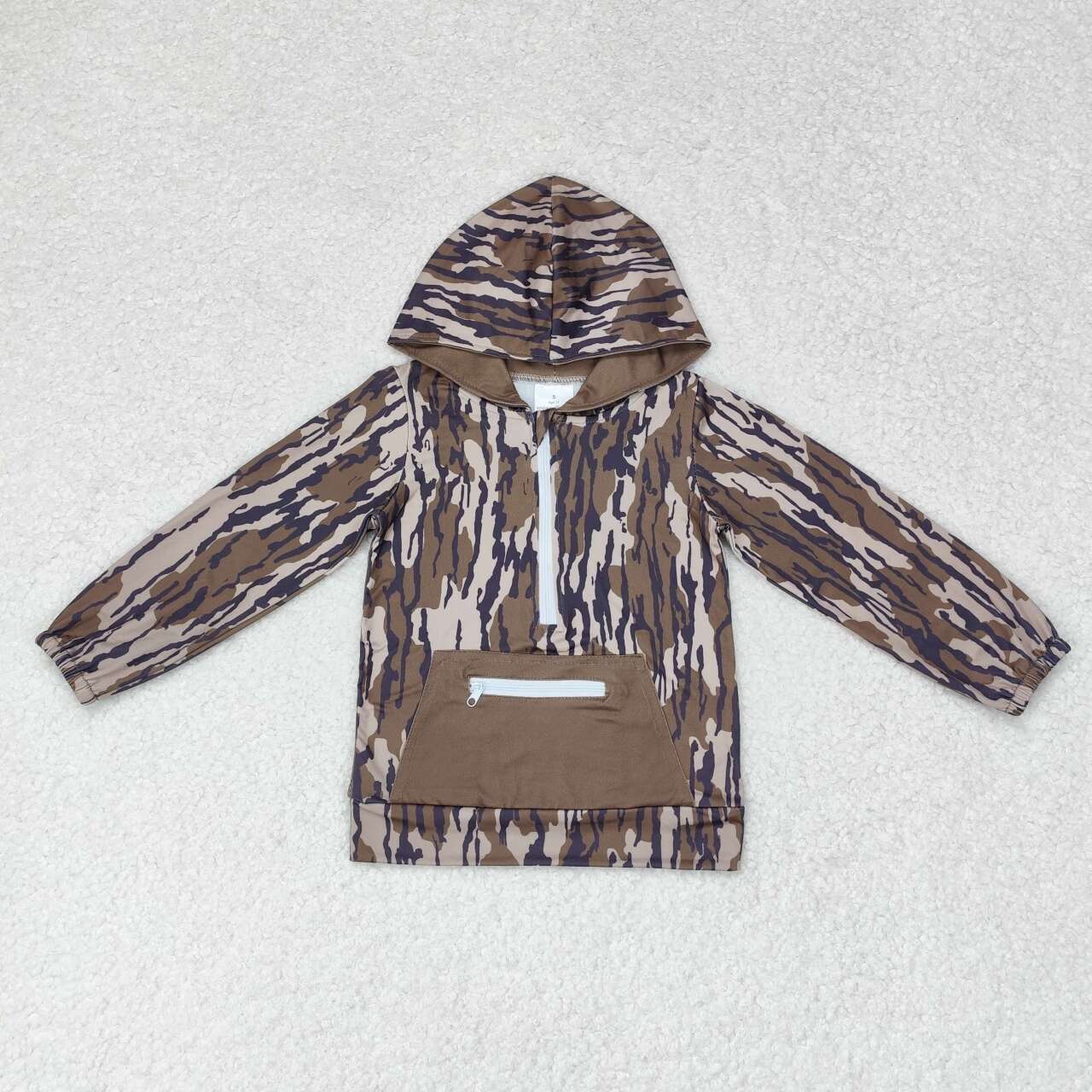 BT0753 RTS toddler boy clothes camouflage boy winter top hoodies top shirt