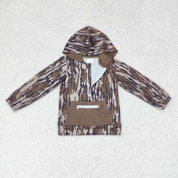 BT0753 RTS toddler boy clothes camouflage boy winter top hoodies top shirt