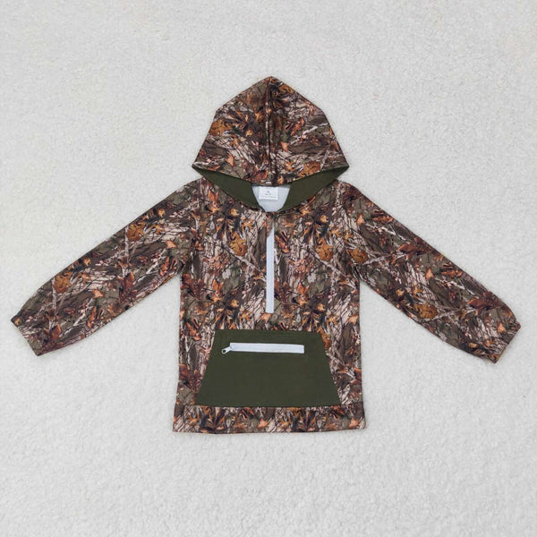 BT0756 RTS  toddler boy clothes leaves boy winter top