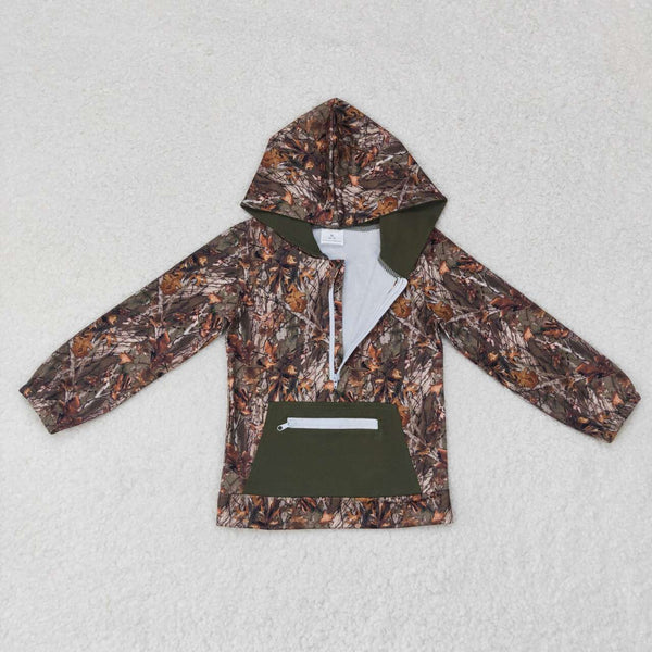 BT0756 RTS  toddler boy clothes leaves boy winter top