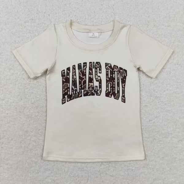 RTS toddler clothes matching clothing boys camo top kids summer clothing