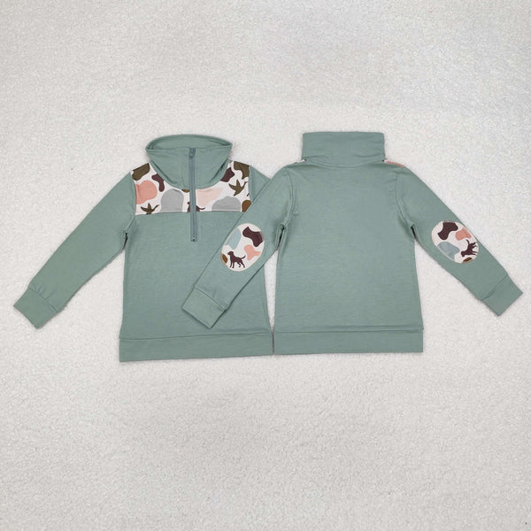 RTS Matching clothing animal camo mixed print kid long sleeve romper top pant fall clothing-2026.9.28