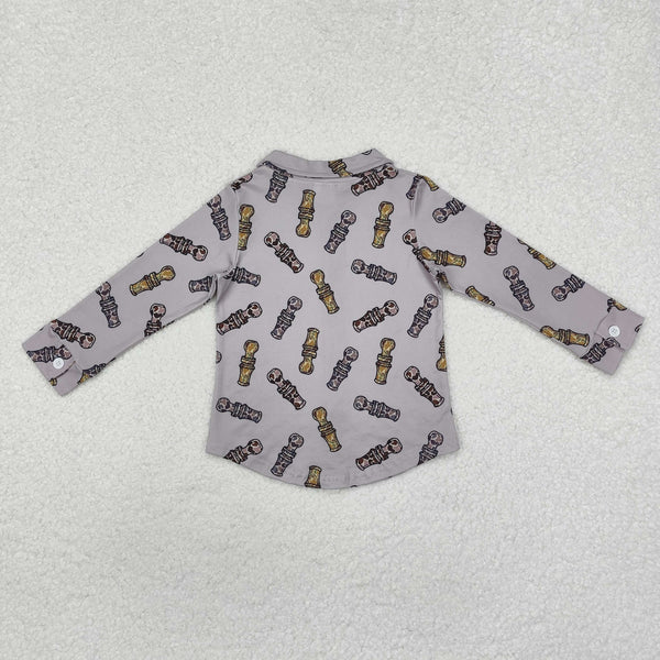 RTS toddler clothes matching clothing baby aztec print top boy t-shirt-2025.10.9