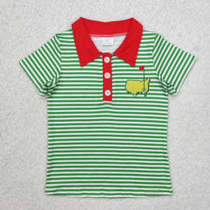 BT0890 RTS  toddler boy clothes golf boy summer  top shirt