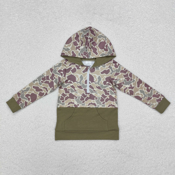 RTS toddler clothes matching clothing baby camo top kids winter clothing-2025.9.8