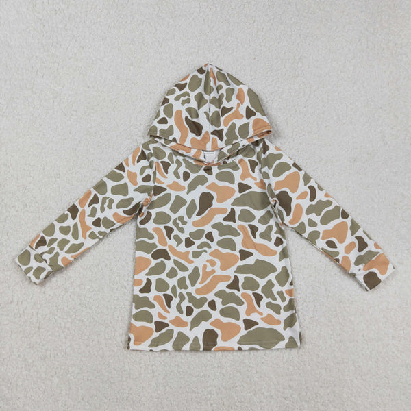 BT1313  RTS  toddler boy clothes camo  boy winter top shirt hoodie