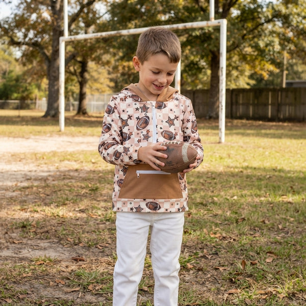 RTS BT1318 toddler boy clothes football winter hoodies top winter clothes shirt