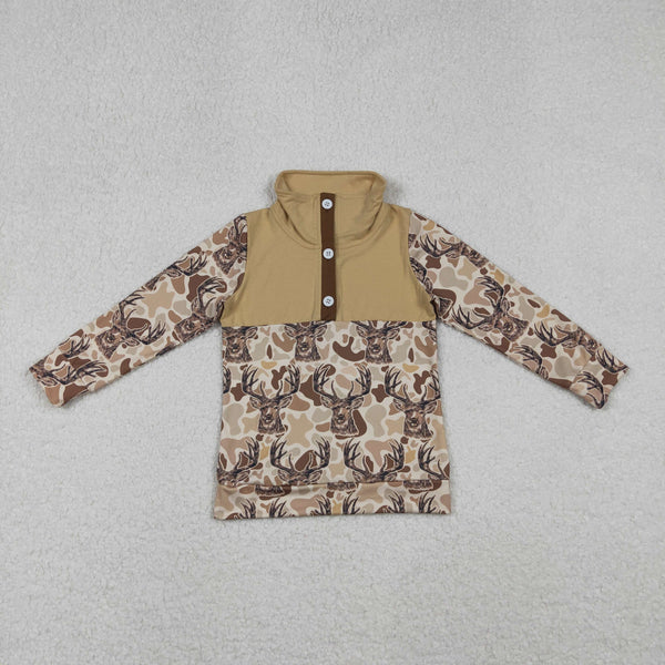 RTS Matching clothing kids deer camo print hooded long sleeve clothes-2026.10.27