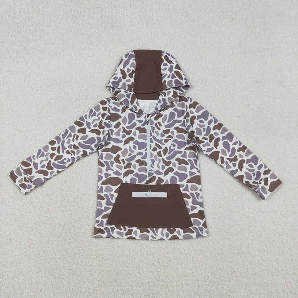 RTS BT1384 RTS  toddler boy clothes camo boy winter top hoodies shirt