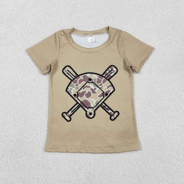 BT1418 RTS boy summer clothes camo boy summer tshirt
