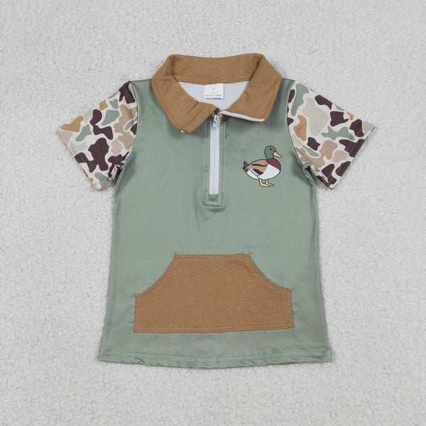 RTS toddler clothes matching clothing hunting print baby top kids summer clothing-2025.12.29