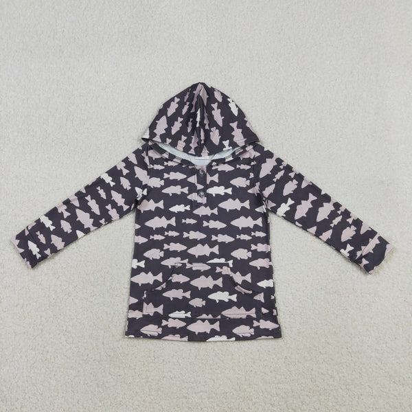 BT1545 RTS toddler boy clothes fishing boy summer top shirt hoodies top