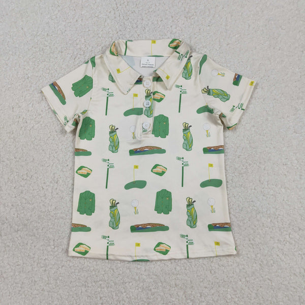 RTS toddler clothes matching clothing golf print boy summer clothing-2026.1.6