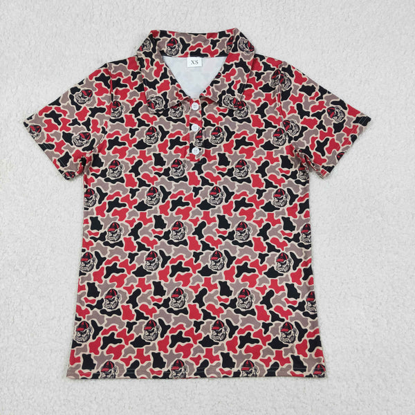 RTS  Matching clothing  baby state camo print shirt adult man kids clothes-2026.4.25