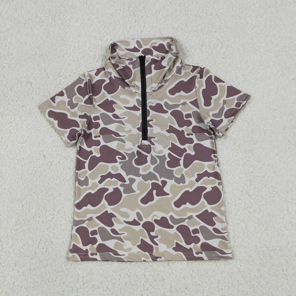BT1727 RTS toddler boy clothes camo boy summer top tshirt