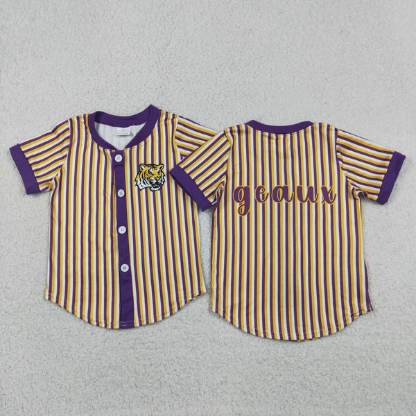 BT1745 RTS toddler boy clothes state print boy summer top shirt