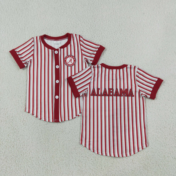 BT1746 RTS toddler boy clothes state orange  boy summer top shirt Tshirt