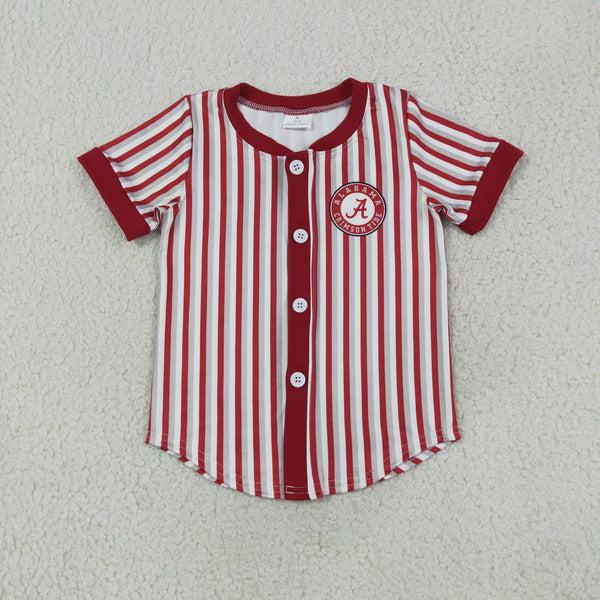 BT1746 RTS toddler boy clothes state orange  boy summer top shirt Tshirt