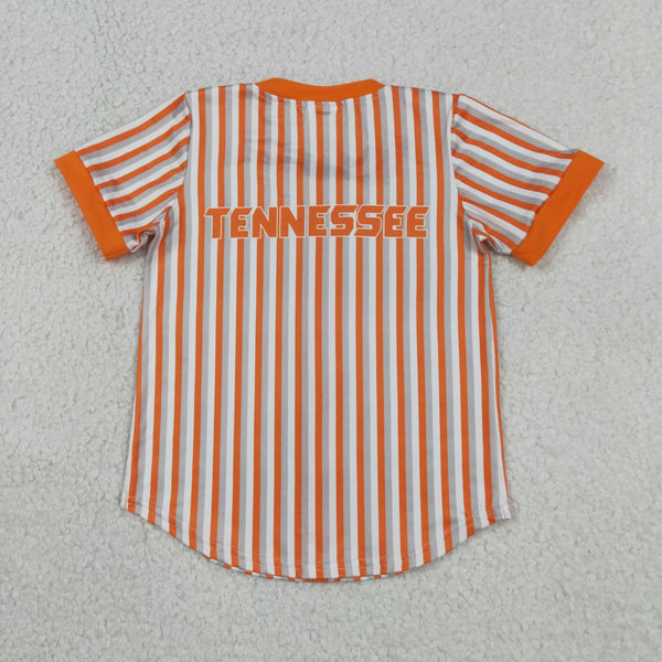 BT1747 RTS toddler boy clothes state orange  boy summer top shirt Tshirt