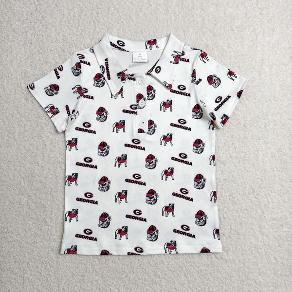 BT1756 RTS toddler boy clothes state  boy summer top Tshirt