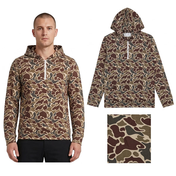 BT1872 RTS  adult clothes camo print men winter hoodies pocket shirt top clothes wholesale