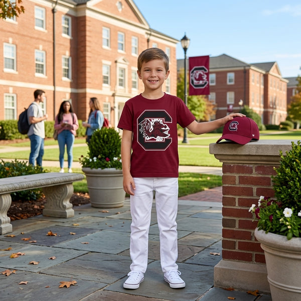RTS BT1887 baby boy clothes letter mascot vinyl print short sleeve top