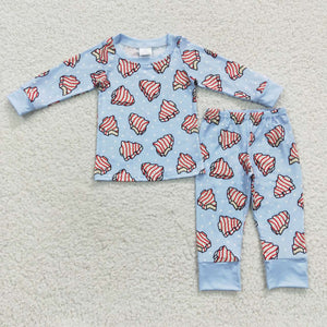 BLP0181 RTS toddler boy clothes boy winter pajamas set