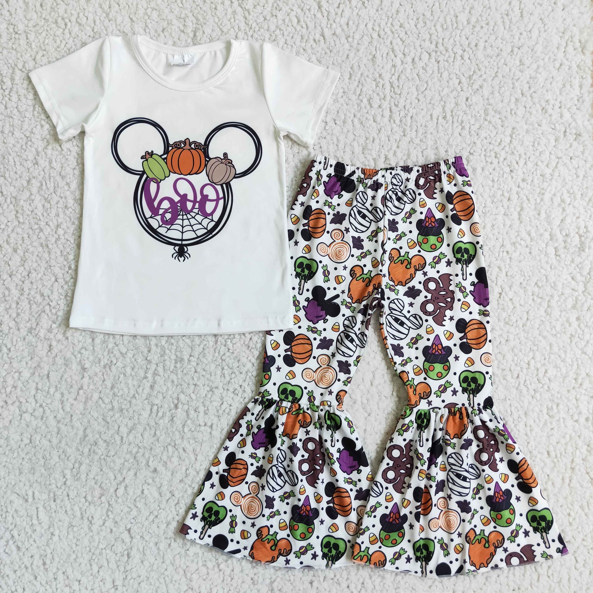 GSPO0146 toddler girl clothes cartoon halloween outfits for girls