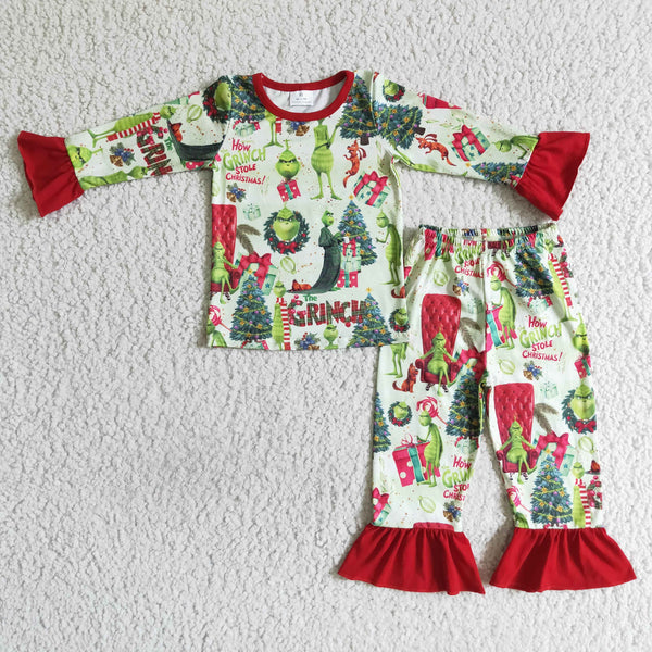 GLP0142 gril christmas pajamas