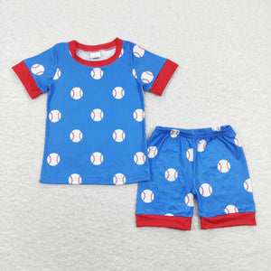 BSSO0503 RTS baby boy clothes toddler baseball outfit boy summer outfit