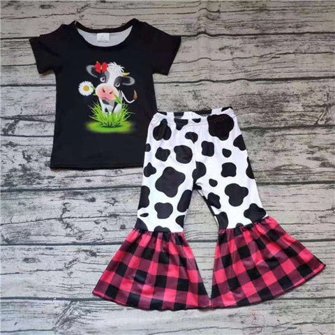 C8-16 baby girl clothes cow spring fall outfit-promotion 2024.7.13 $2.99