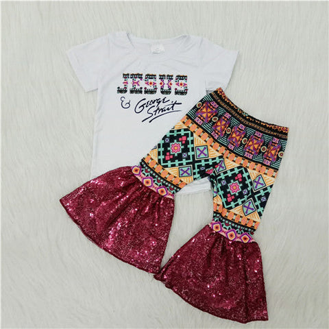 A3-9 girl jesus toddler girl clothes girls boutique outfits--promotion 2025.2.15 $2.99