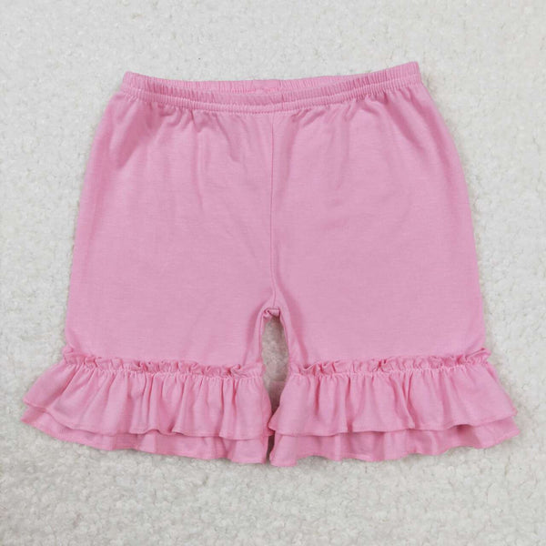 GSSO0616 baby girl clothes purple flower toddler girl summer outfit infant summer shorts set