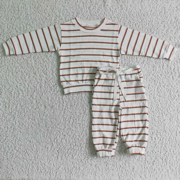 BLP0045 kids clothes boys stripe cotton outfits