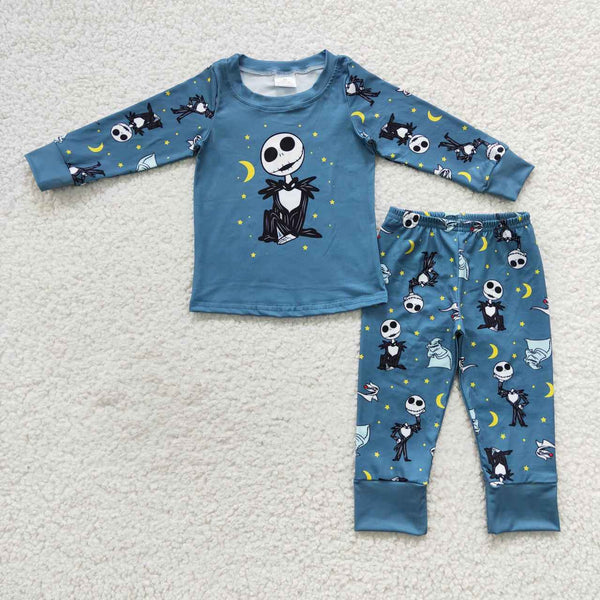 BLP0186 RTS toddler clothes boy halloween pajamas set