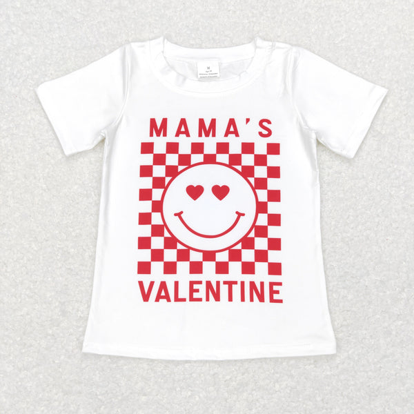BT0445 toddler clothes mama's valentines day tshirt clothes