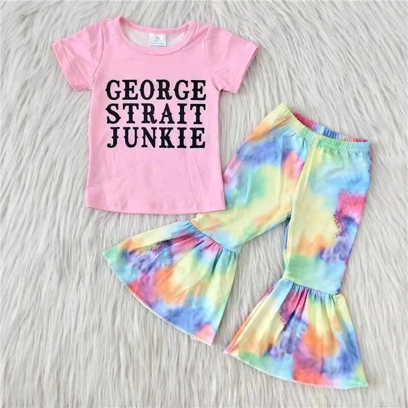 C0-4 kids clothes girls girl bell bottom outfit-promotion 2024.3.2 $2.99