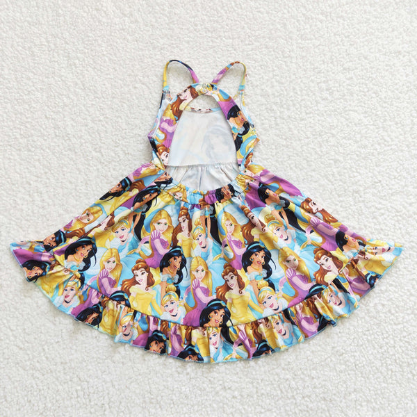 GSD0282 toddler girl clothes princess summer dress 2