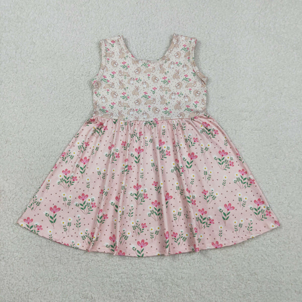 GSD2984 RTS toddler clothes bunny girl easter summer dress spring clothes