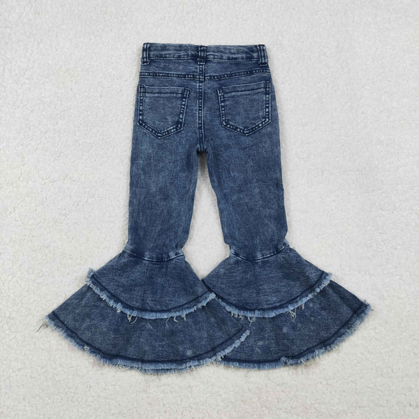 C5-15 baby girl clothes toddler girl bell bottom jeans girl jeans