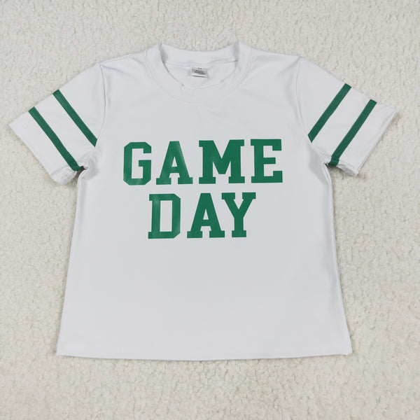 GSD2743 RTS girl summer outfit green game day yoga girl sports set