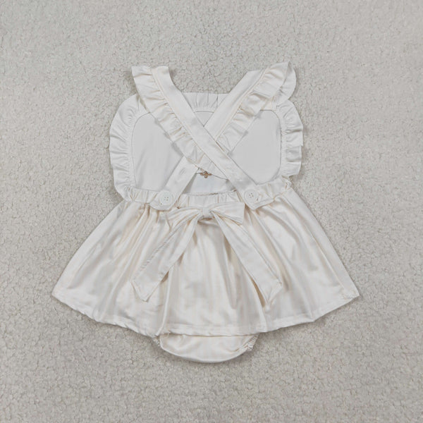 RTS SR3306 baby girl clothes Cross  embroidery girl  easter summer bubble