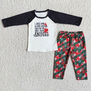 6 B9-2 girl christmas winter snitch long sleeve set -promotion 2024.11.9 $2.99